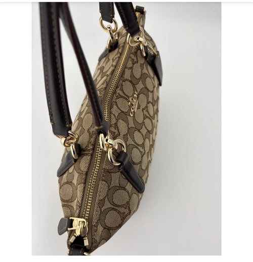 Coach Signature Sufflette leather handbag